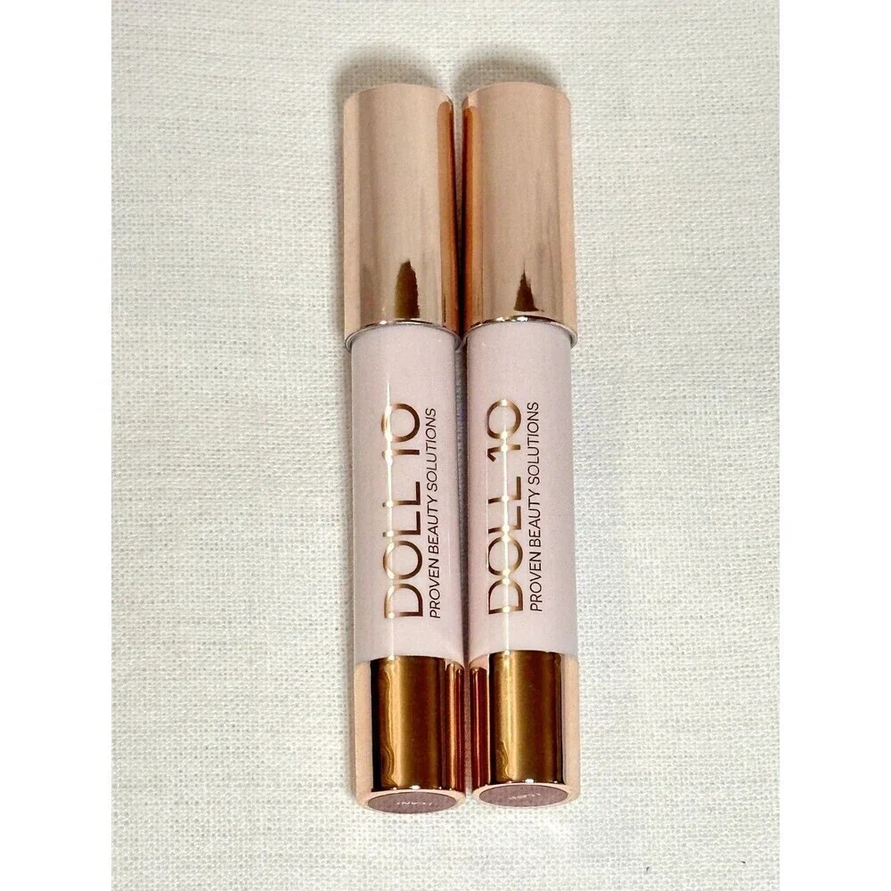 (2) Doll 10 Proven Beauty Solutions Lip Crayon in “I can” - 0.08 oz / 2.4 g. Duo